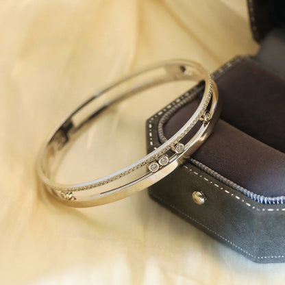 [Stars Jewelry]Move Romane Diamond Bangle Bracelet