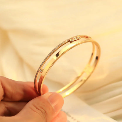 [Stars Jewelry]Move Romane Diamond Bangle Bracelet