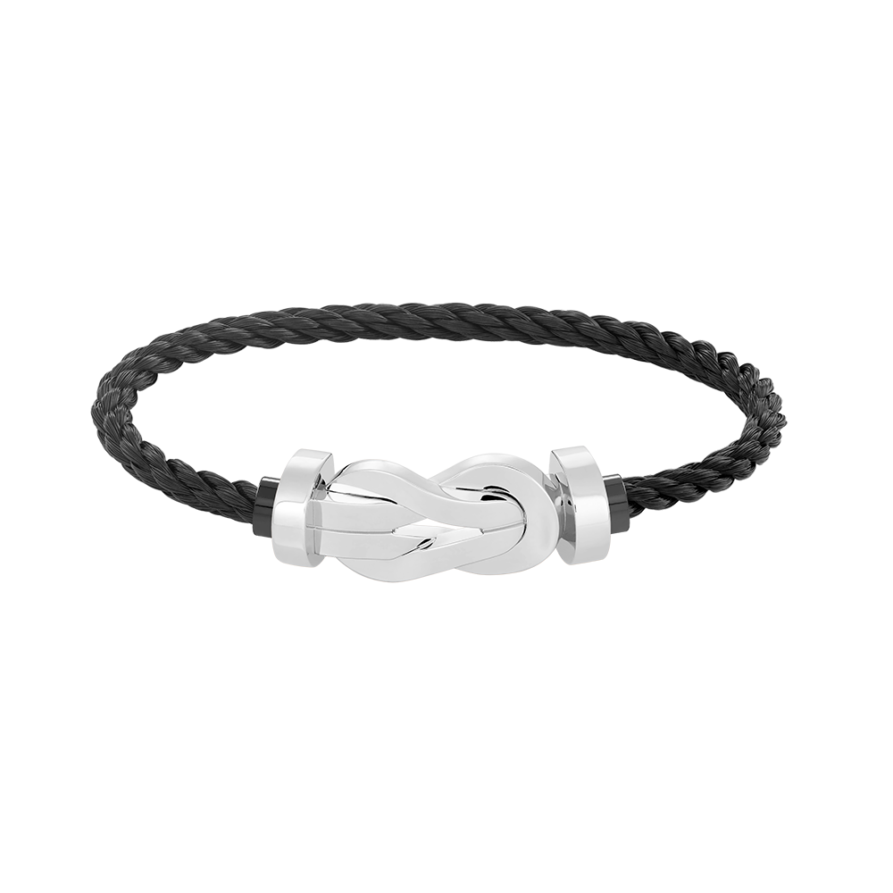 [Stars Jewelry]CHANCE LARGE 8 FIGURE BUCKLE NO DIAMOND BRACELET SILVER