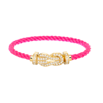 [Stars Jewelry]CHANCE LARGE 8 FIGURE BUCKLE FULLDIAMOND BRACELET GOLD