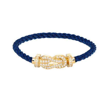 [Stars Jewelry]CHANCE LARGE 8 FIGURE BUCKLE FULLDIAMOND BRACELET GOLD