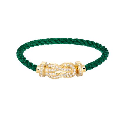 [Stars Jewelry]CHANCE LARGE 8 FIGURE BUCKLE FULLDIAMOND BRACELET GOLD