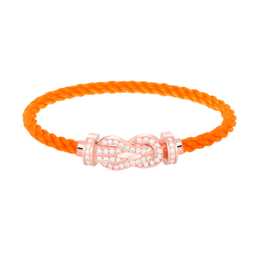 [Stars Jewelry]CHANCE LARGE 8 FIGURE BUCKLE FULL DIAMOND BRACELET ROSE GOLD