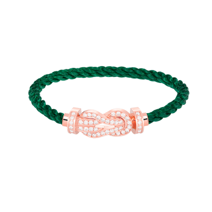 [Stars Jewelry]CHANCE LARGE 8 FIGURE BUCKLE FULL DIAMOND BRACELET ROSE GOLD