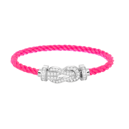 [Stars Jewelry]CHANCE LARGE 8 FIGURE BUCKLE FULL DIAMOND BRACELET SILVER