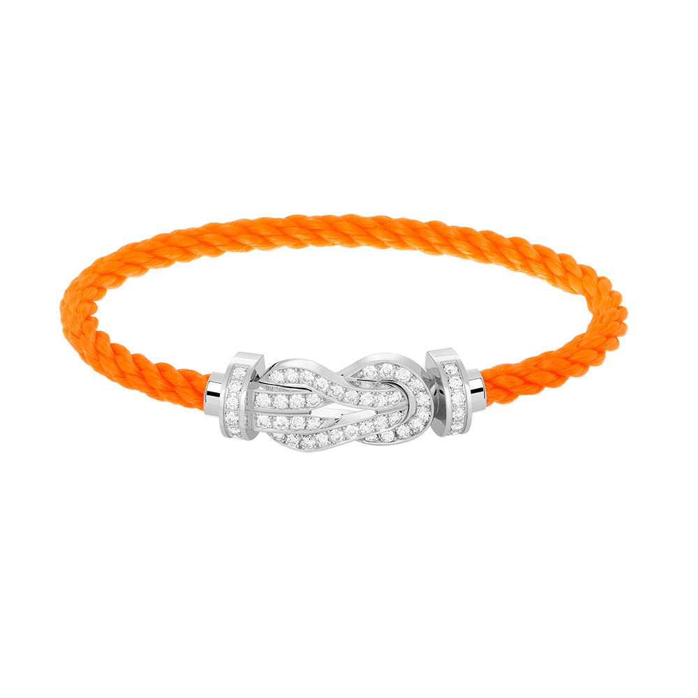 [Stars Jewelry]CHANCE LARGE 8 FIGURE BUCKLE FULL DIAMOND BRACELET SILVER