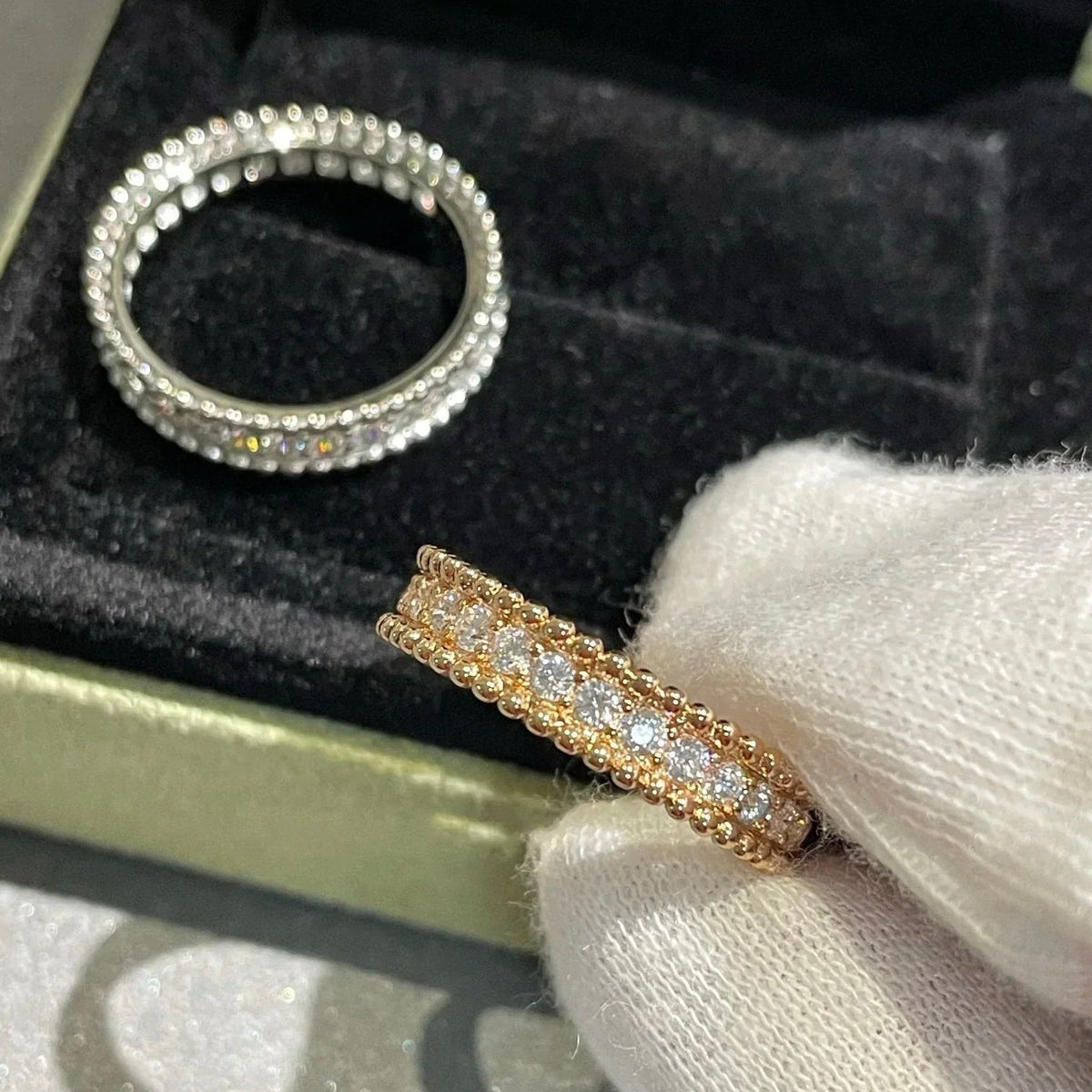[Stars Jewelry]PERLEE DIAMOND ROSE GOLD RING