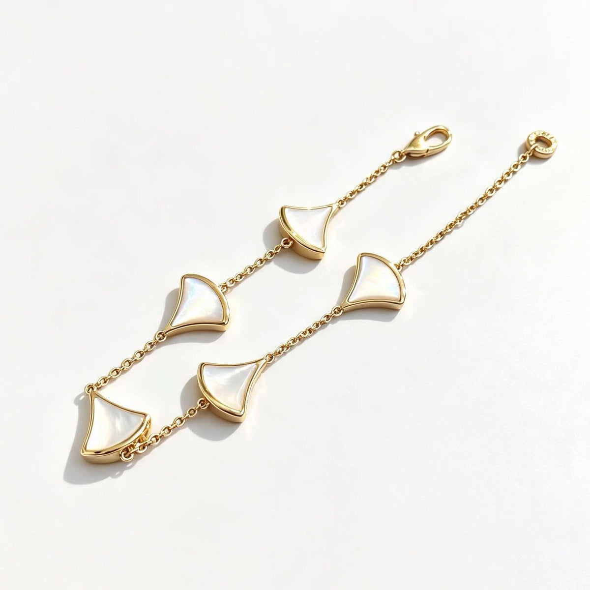 [Stars Jewelry]5-Motif White Mother-of-Pearl Bracelet