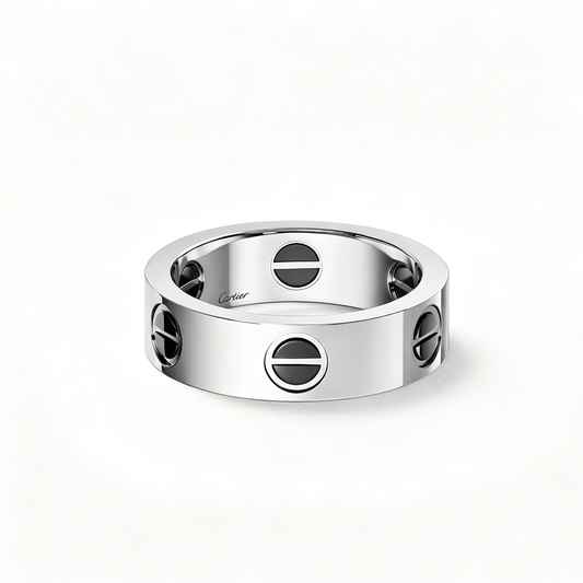 [Stars Jewelry]LOVE RING 5.5MM NO DIAMONDS  CERAMIC