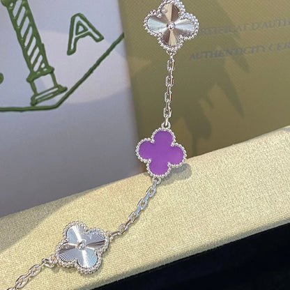 [Stars Jewelry] CLOVER 5 MOTIF VIOLET BRACELET COLLECTION