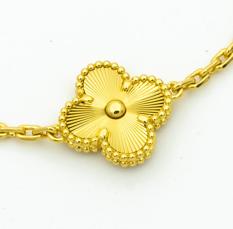 [Stars Jewelry] CLOVER 5 MOTIF LASER BRACELET COLLECTION