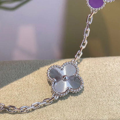 [Stars Jewelry] CLOVER 5 MOTIF VIOLET BRACELET COLLECTION