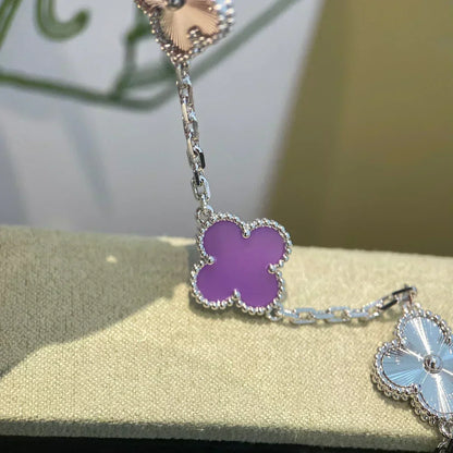 [Stars Jewelry] CLOVER 5 MOTIF VIOLET BRACELET COLLECTION