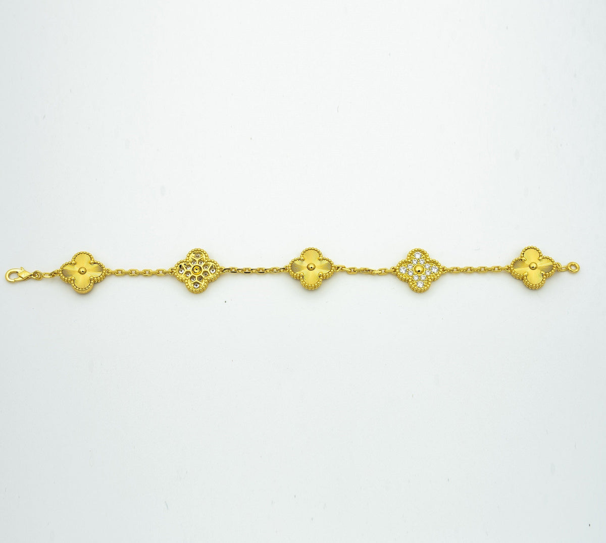 [Stars Jewelry] CLOVER 5 MOTIF LASER BRACELET COLLECTION