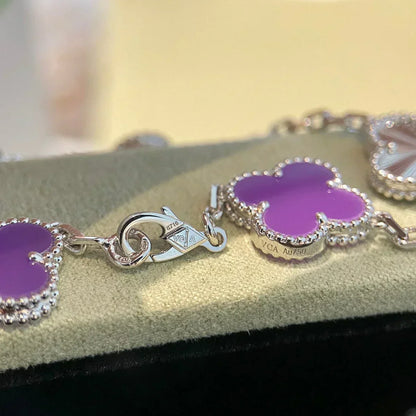 [Stars Jewelry] CLOVER 5 MOTIF VIOLET BRACELET COLLECTION