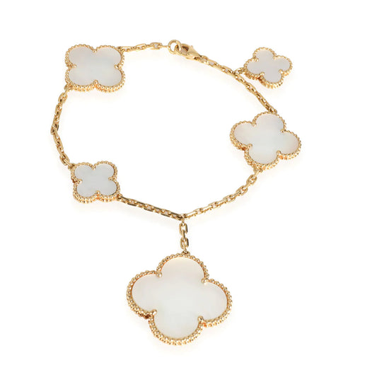 [Stars Jewelry]MAGIC CLOVER MOP GOLD BRACELET 5 MOTIFS