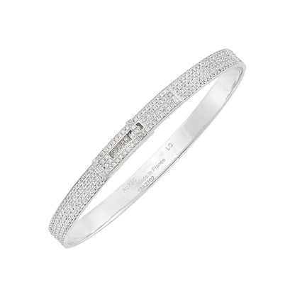 [Stars Jewelry]HM KELLY BRACELET IN SILVER AND FULL PAVE DIAMOND