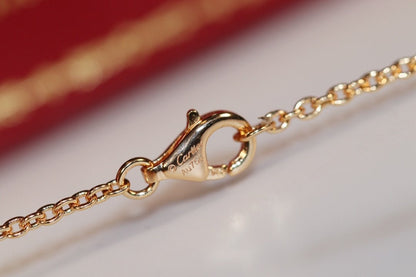 [Stars Jewelry]LOVE NECKLACE PINK GOLD AND SILVER