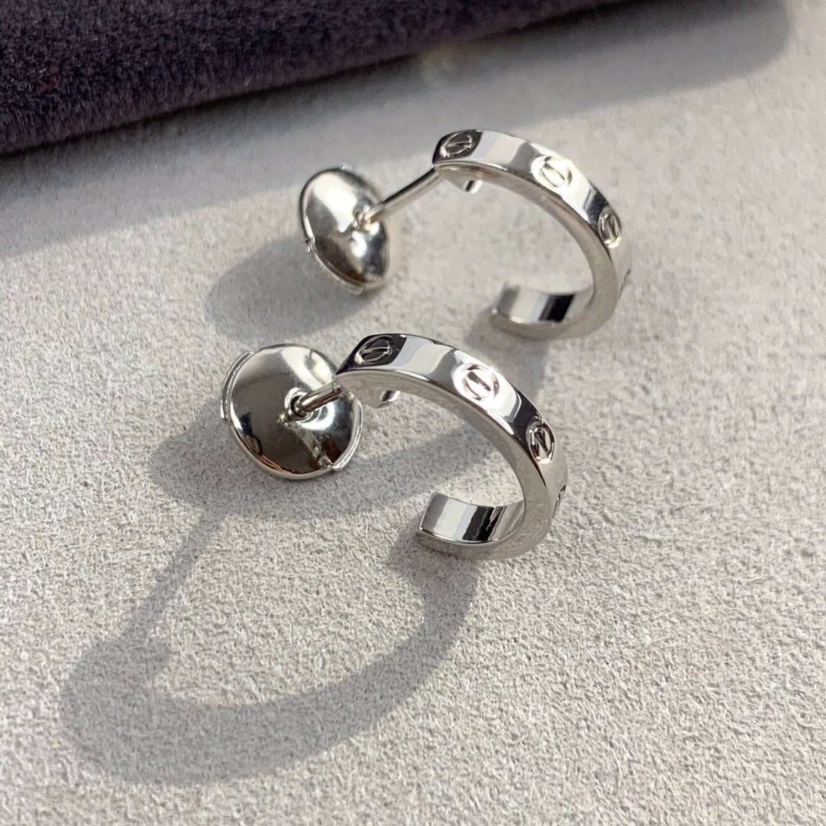 [Stars Jewelry]LOVE EARRINGS 2.65MM SILVER