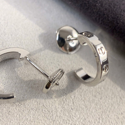 [Stars Jewelry]LOVE EARRINGS 2.65MM SILVER