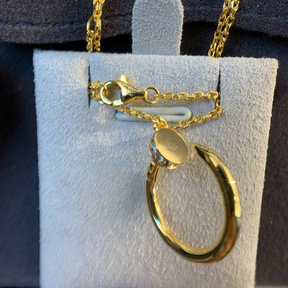 [Stars Jewelry]JUSTE NECKLACE GOLD DIAMONDS