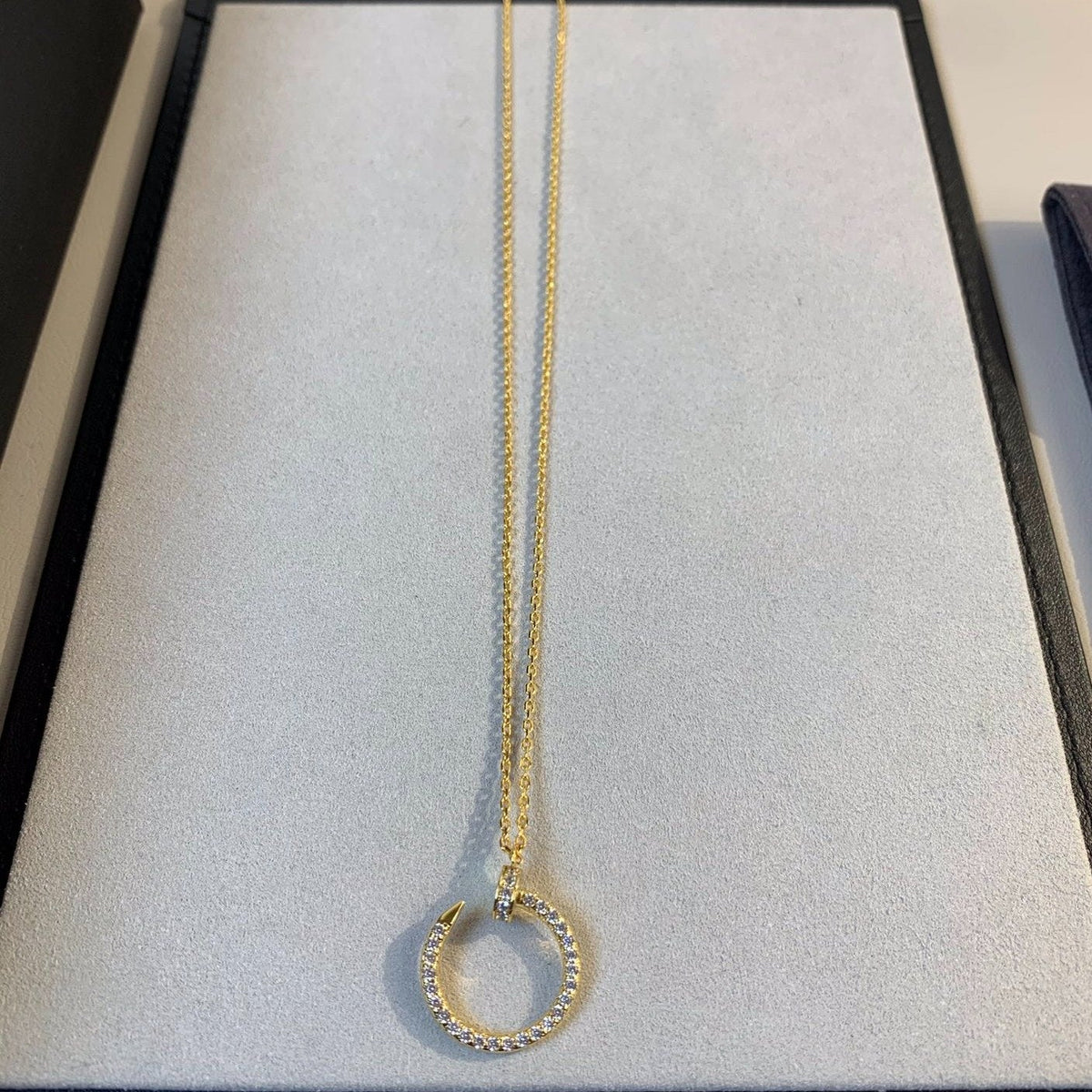 [Stars Jewelry]JUSTE NECKLACE GOLD DIAMONDS
