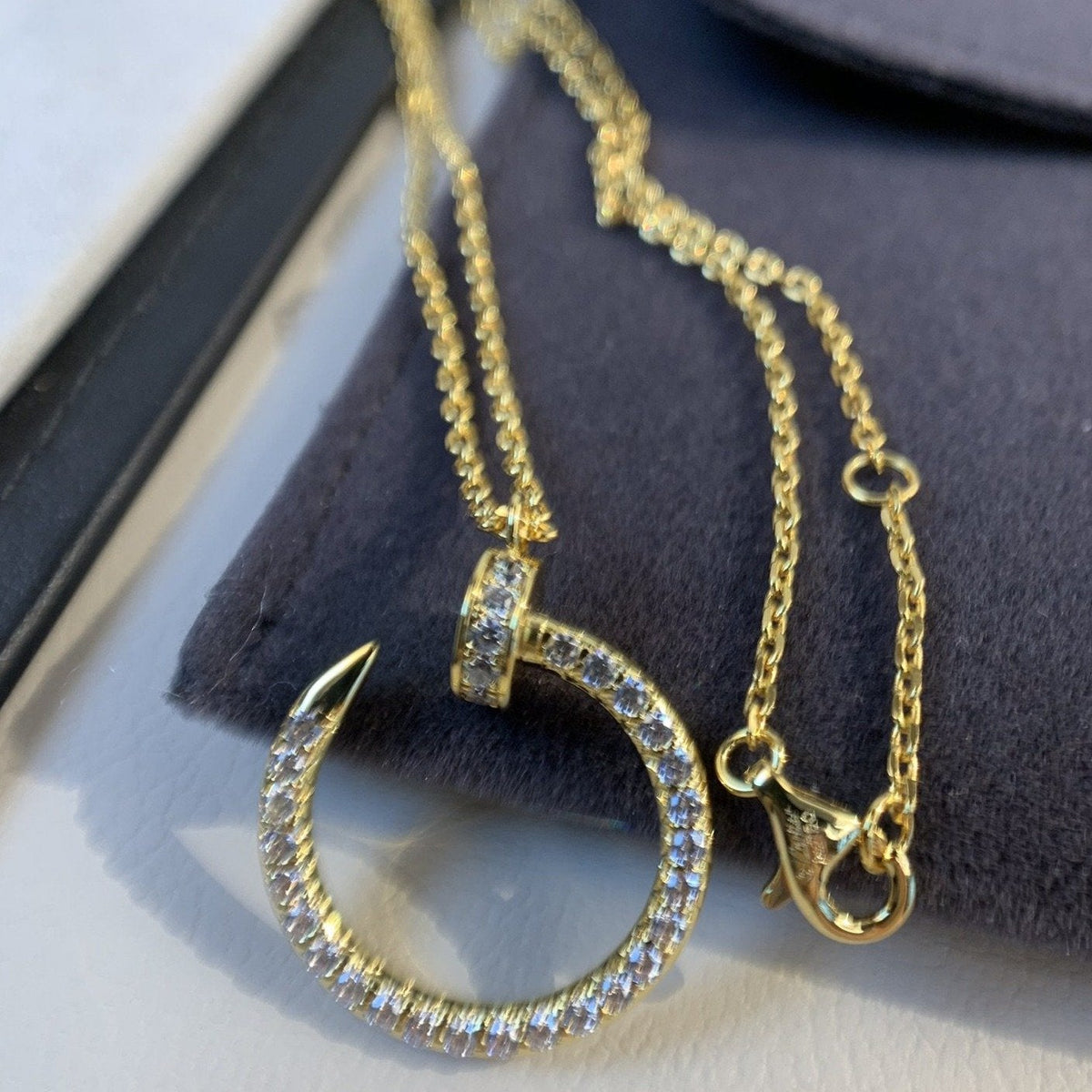 [Stars Jewelry]JUSTE NECKLACE GOLD DIAMONDS