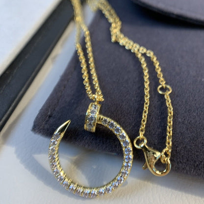 [Stars Jewelry]JUSTE NECKLACE GOLD DIAMONDS