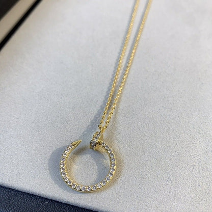 [Stars Jewelry]JUSTE NECKLACE GOLD DIAMONDS