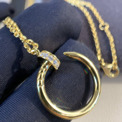 [Stars Jewelry]JUSTE NECKLACE GOLD DIAMONDS