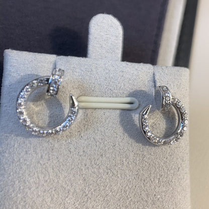 [Stars Jewelry]JUSTE EARRINGS SILVER DIAMONDS