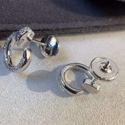 [Stars Jewelry]JUSTE EARRINGS SILVER DIAMONDS