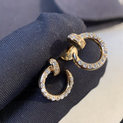 [Stars Jewelry]JUSTE EARRINGS GOLD DIAMONDS