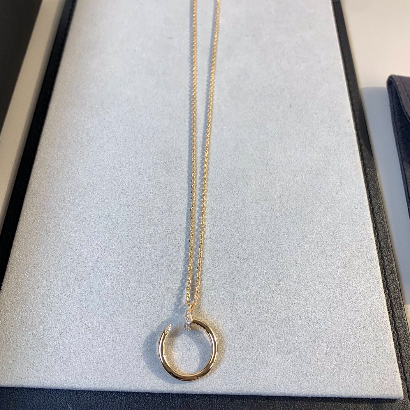 [Stars Jewelry]JUSTE NECKLACE PINK GOLD