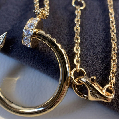 [Stars Jewelry]JUSTE NECKLACE PINK GOLD