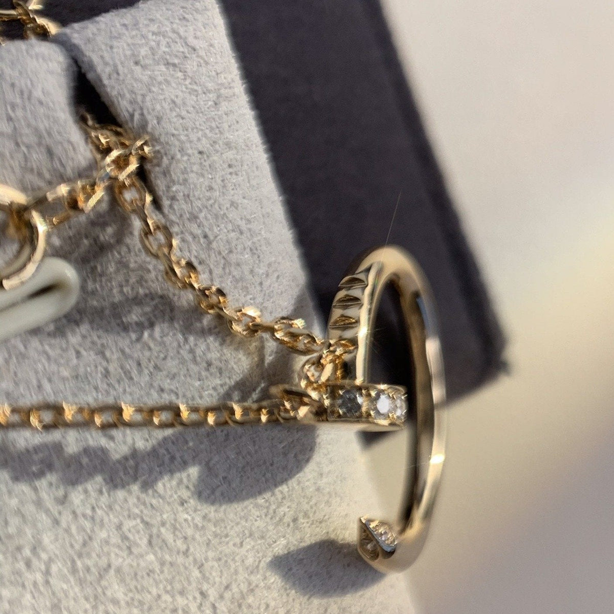 [Stars Jewelry]JUSTE NECKLACE PINK GOLD