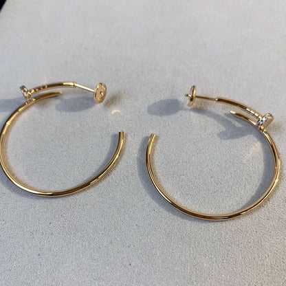 [Stars Jewelry]JUSTE EARRINGS GOLD DIAMONDS 1.8MM