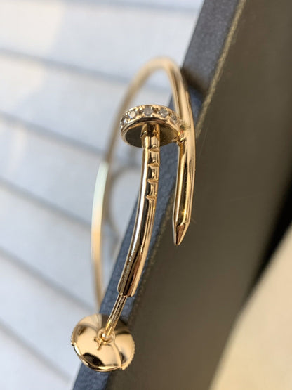 [Stars Jewelry]JUSTE EARRINGS GOLD DIAMONDS 1.8MM