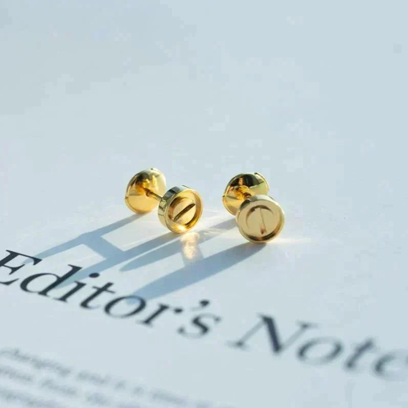 [Stars Jewelry]LOVE EARRINGS GOLD 10MM