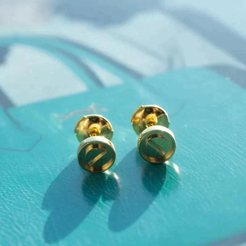 [Stars Jewelry]LOVE EARRINGS GOLD 10MM