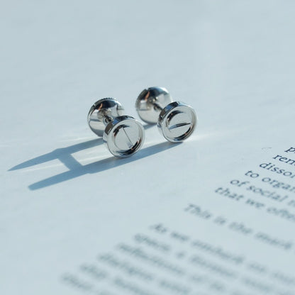 [Stars Jewelry]LOVE EARRINGS SILVER 10MM