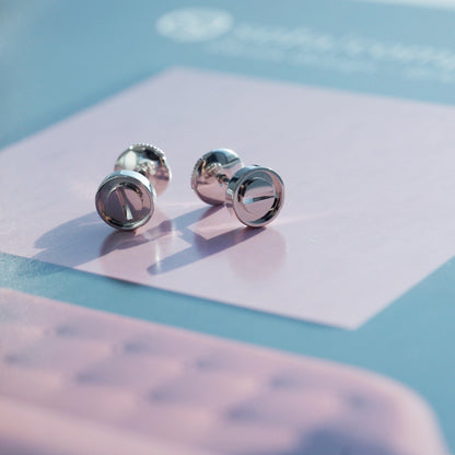 [Stars Jewelry]LOVE EARRINGS SILVER 10MM