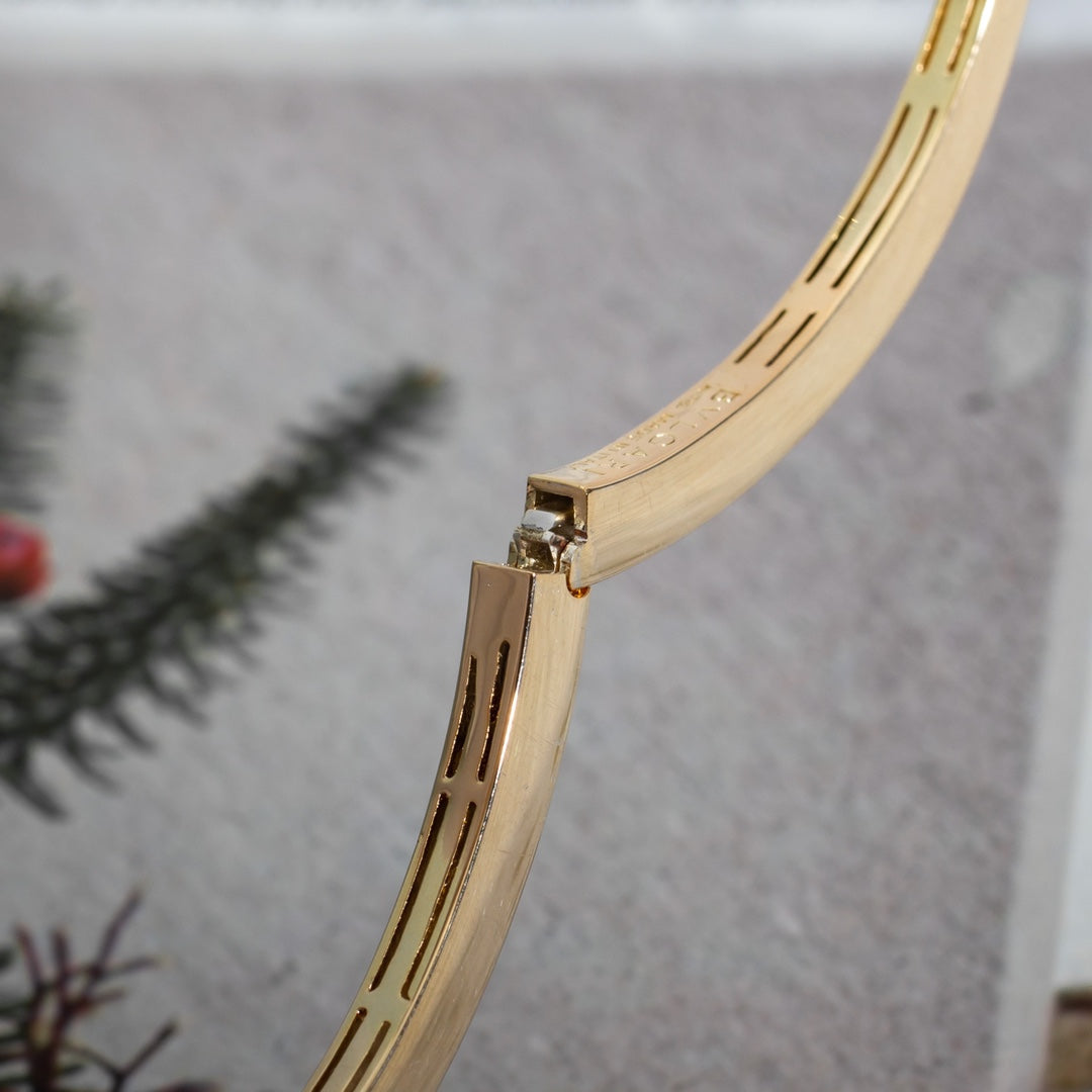 [Stars Jewelry]SERPENTI BRACELET PINK GOLD DIAMOND DOUBLE SNAKE