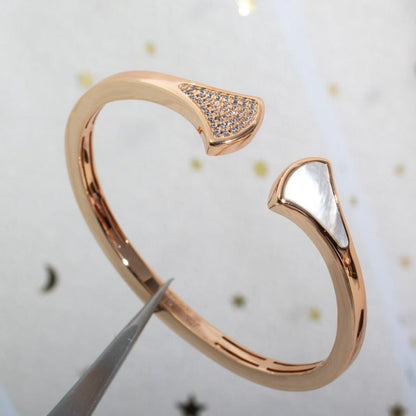 [Stars Jewelry]DREAM BRACELET OPEN PINK GOLD MOP DIAMOND