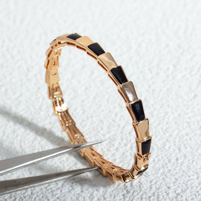 [Stars Jewelry]SERPENTI BRACELET PINK GOLD ONYX