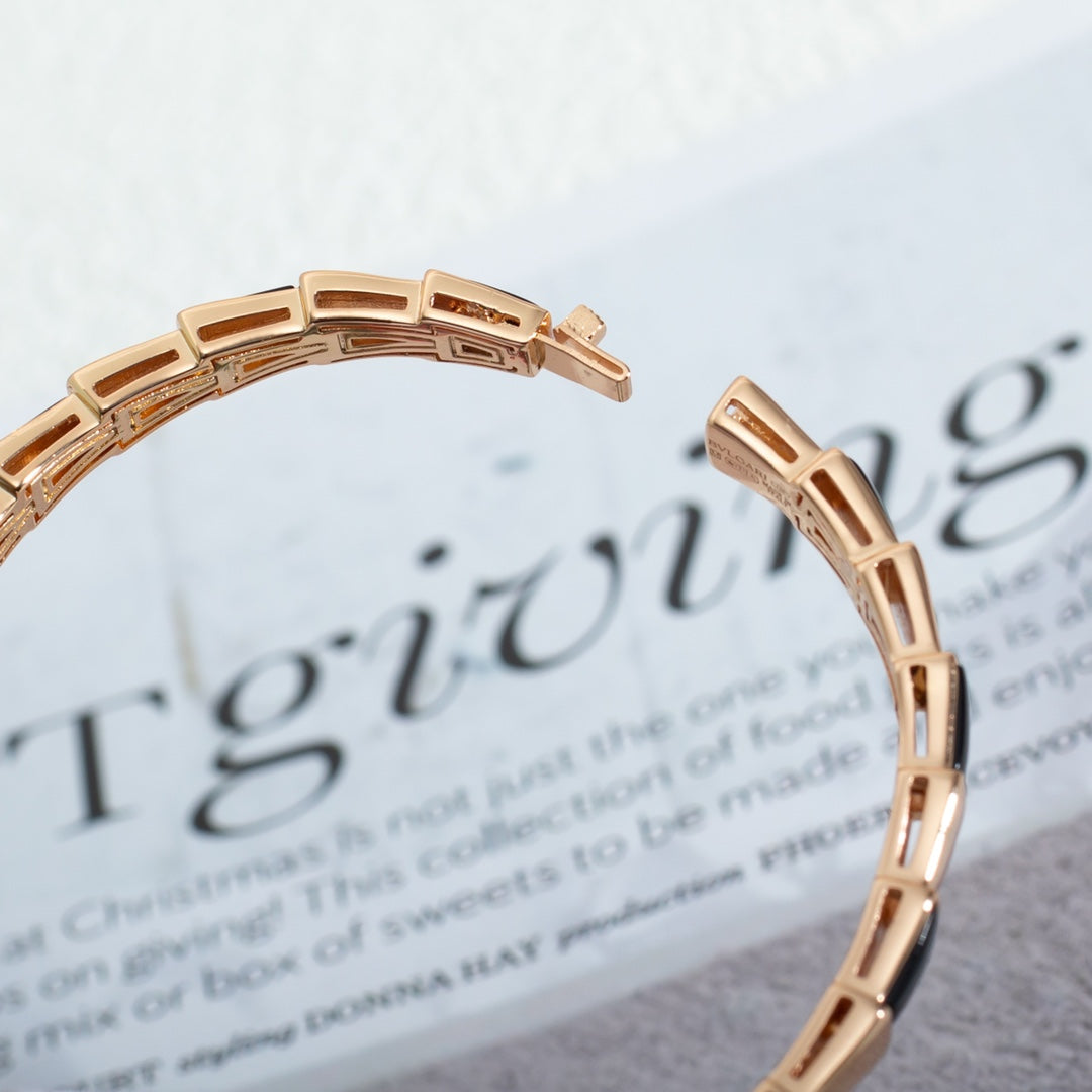 [Stars Jewelry]SERPENTI BRACELET PINK GOLD ONYX