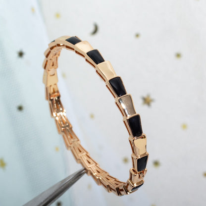 [Stars Jewelry]SERPENTI BRACELET PINK GOLD ONYX