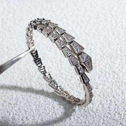 [Stars Jewelry]SERPENTI BRACELET 6MM SILVER DIAMOND