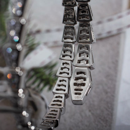 [Stars Jewelry]SERPENTI BRACELET 6MM SILVER DIAMOND