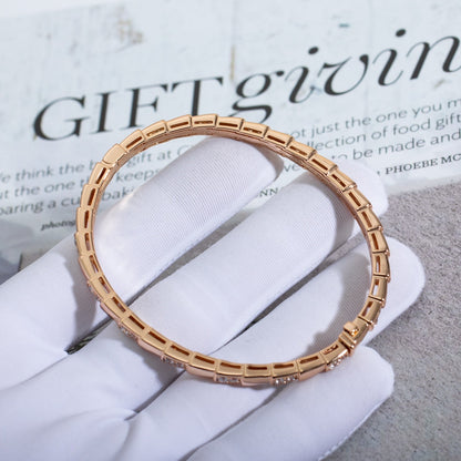 [Stars Jewelry]SERPENTI SMALL BRACELET PINK GOLD DIAMOND